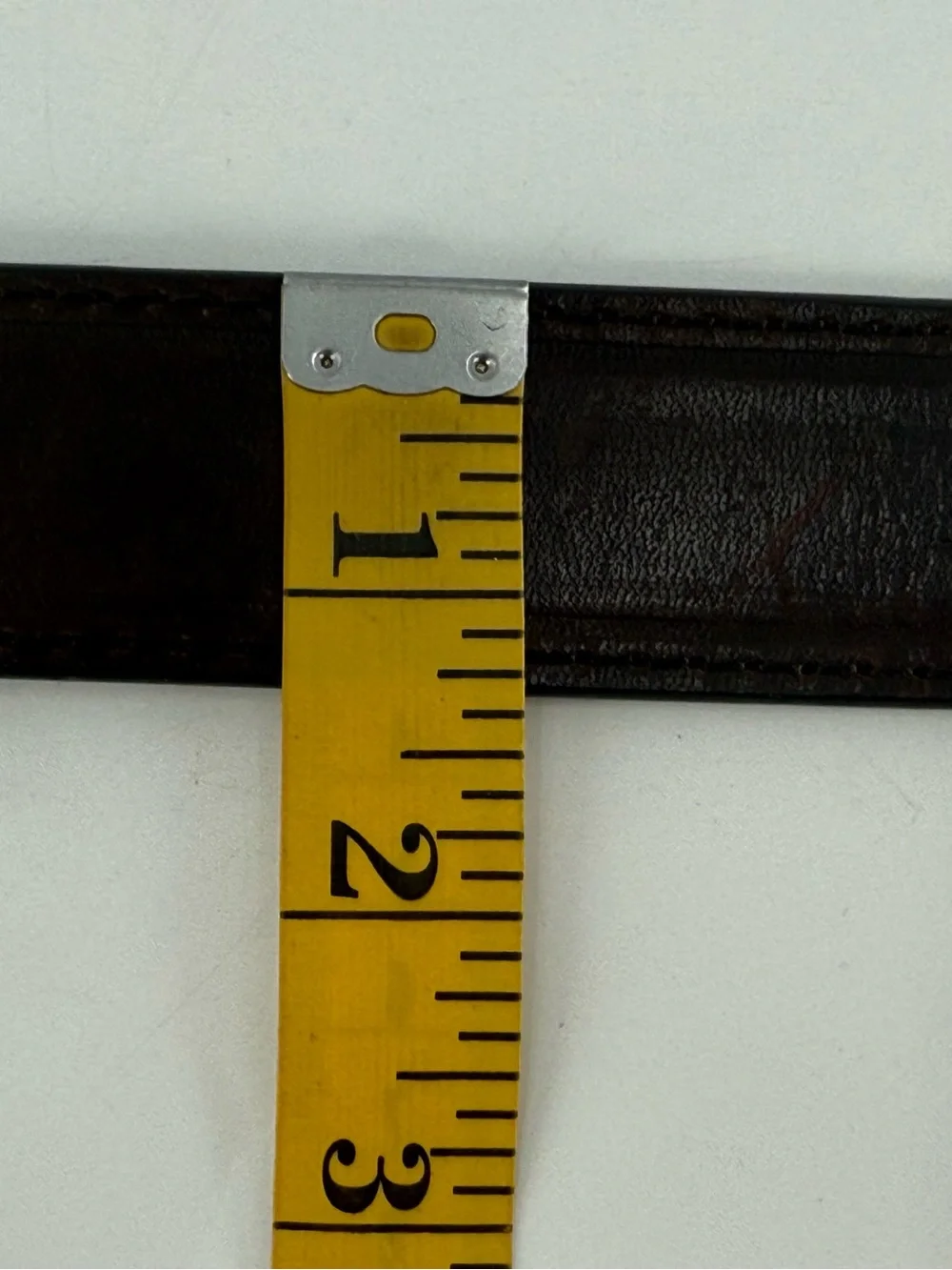 Dark‎ Brown Leather Men’s Belt 36